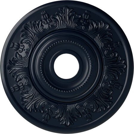 Ekena Millwork Vienna Ceiling Medallion (Fits Canopies up to 6 1/2"), 20"OD x 3 1/2"ID x 1 1/2"P, Midnight Dream CM20VIMDF